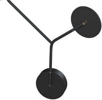 Nástenná lampa Ballon 5 C, viac variantov - TUNTO Model: černý rám a krycí část, panel černá překližka 9