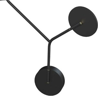 Nástenná lampa Ballon 5 C, viac variantov - TUNTO Model: zlatý rám / 24k zlato, upevňující část černá, panel dubová překližka 9