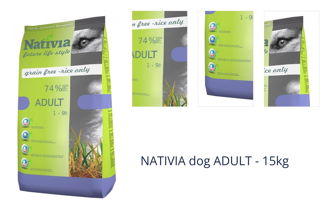 NATIVIA dog ADULT - 15kg 1