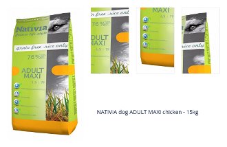 NATIVIA dog ADULT MAXI chicken - 15kg 1