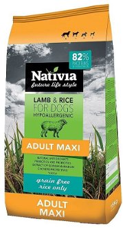 NATIVIA dog ADULT MAXI lamb - 15kg 2