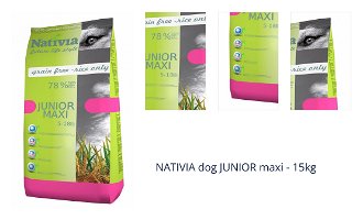 NATIVIA dog JUNIOR maxi - 15kg 1