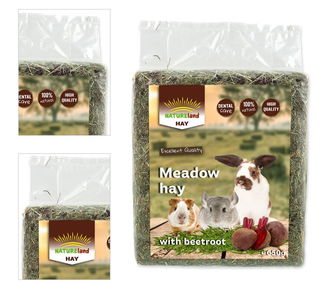 Nature Land Hay seno s červenou repou 650 g​ 4