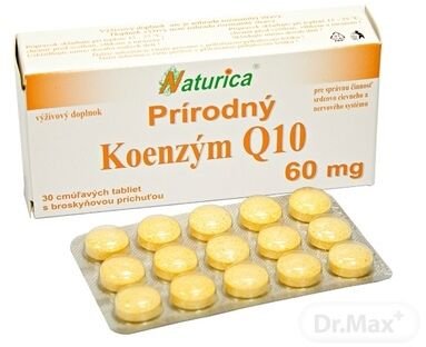 Naturica Prírodný KOENZÝM Q10 60 mg