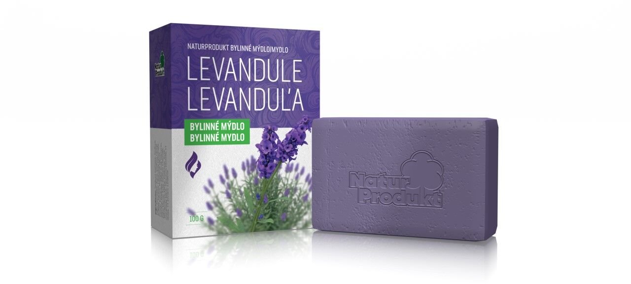 Naturprodukt bylinné mydlo LEVANDULA