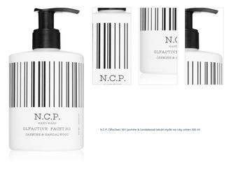 N.C.P. Olfactives 301 Jasmine & Sandalwood tekuté mydlo na ruky unisex 300 ml 1