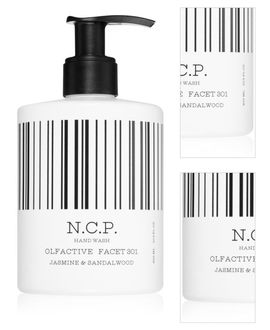 N.C.P. Olfactives 301 Jasmine & Sandalwood tekuté mydlo na ruky unisex 300 ml 3