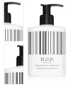 N.C.P. Olfactives 301 Jasmine & Sandalwood tekuté mydlo na ruky unisex 300 ml 4