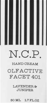 N.C.P. Olfactives 401 Lavender & Juniper krém na ruky unisex 50 ml 5