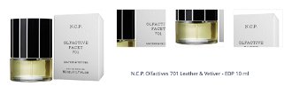 N.C.P. Olfactives 701 Leather & Vetiver - EDP 10 ml 1