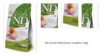 ND Cat GF Adult kanec a jablko 1,5kg 1