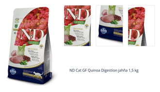 ND Cat GF Quinoa Digestion jahňa 1,5 kg 1