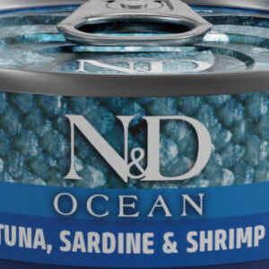 N&D Cat konzerva ocean tuniak, sardinka a krevety 70 g 5