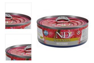 N&D Cat konzerva quinoa neutered bravčové 80 g 4