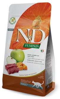 N&D Cat pumpkin adult zverina a jablká 5 kg