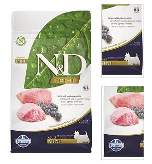 N&D Dog Adult Mini Lamb & Blueberry 800 g 3