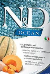 ND Dog GF Ocean Pumpkin Puppy treska a melón 2,5 kg 5