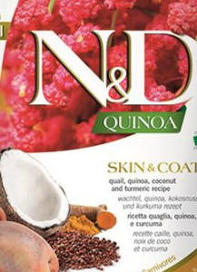 ND Dog GF Quinoa Adult Mini Skin prepelica a kokos 2,5 kg 5