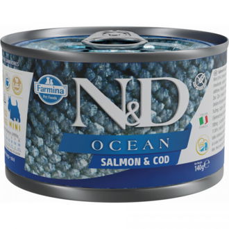 ND Dog konz. Ocean losos a treska 140 g