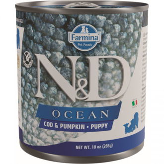ND Dog konz. Ocean Puppy treska a tekvica 285 g