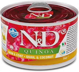 ND Dog konz. Quinoa prepelica a kokos 140 g