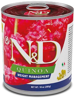 ND Dog konz. Quinoa Weight management jahňa 285 g