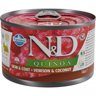 ND Dog konz. Quinoa zverina a kokos 140 g