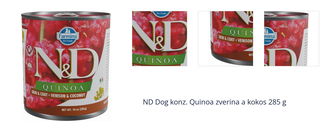 ND Dog konz. Quinoa zverina a kokos 285 g 1