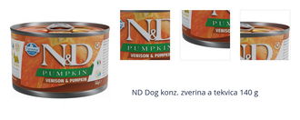 ND Dog konz. zverina a tekvica 140 g 1