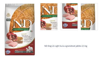 ND Dog LG Light kura a granátové jablko 2,5 kg 1