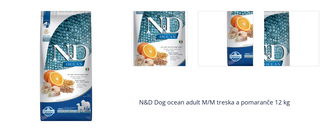 N&D Dog ocean adult M/M treska a pomaranče 12 kg 1