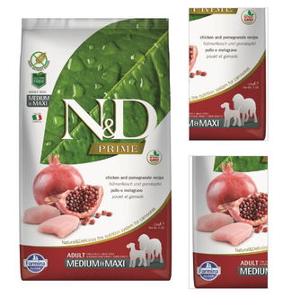 ND Dog Prime Adult kura a granátové jablko 2,5 kg 3