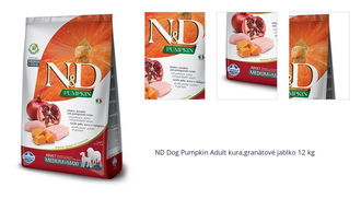 ND Dog Pumpkin Adult kura,granátové jablko 12 kg 1