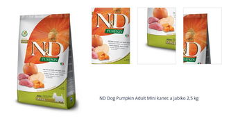 ND Dog Pumpkin Adult Mini kanec a jablko 2,5 kg 1