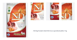 ND Dog Pumpkin Adult Mini kura a granátové jablko 7 kg 1