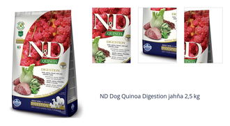 ND Dog Quinoa Digestion jahňa 2,5 kg 1