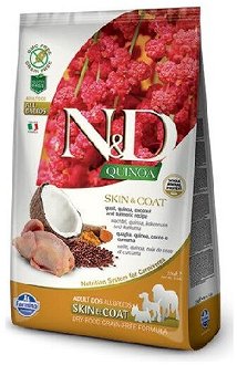 ND Dog Quinoa Skin & Coat prepelica 7 kg
