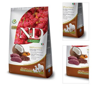 ND Dog medium & maxi Quinoa Skin&Coat zverina 2,5 kg 3