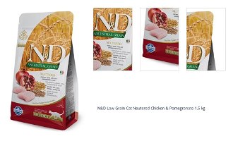 N&D Low Grain Cat Neutered Chicken & Pomegranate 1,5 kg 1