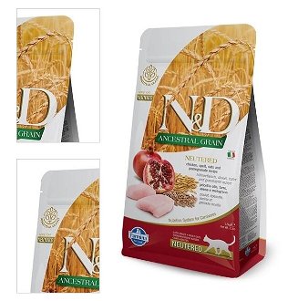 N&D Low Grain Cat Neutered Chicken & Pomegranate 1,5 kg 4