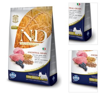 N&D Low Grain Dog Adult Lamb & Blueberry Mini 2,5 kg 3