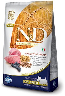 N&D Low Grain Dog Adult Lamb & Blueberry Mini 7 kg