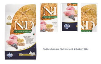 N&D Low Grain dog Adult Mini Lamb & Blueberry 800 g 1