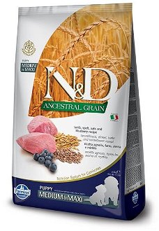 N&D Low Grain Dog Puppy M/L Lamb & Blueberry 12 kg 2