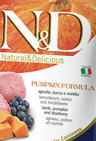 N&D Pumpkin Dog Adult Lamb & Blueberry Mini 2,5 kg 5