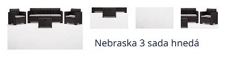 Nebraska 3 sada hnedá 1