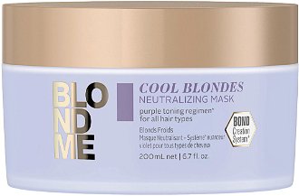 Neutralizačná maska pre blond vlasy Schwarzkopf Professional BlondMe Cool Blondes Mask - 200 ml (2851052) + DARČEK ZADARMO 2