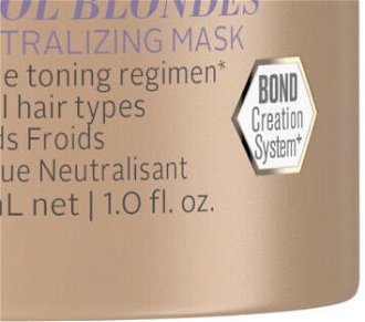 Neutralizačná maska pre blond vlasy Schwarzkopf Professional BlondMe Cool Blondes Mask - 30 ml (2631988) 9