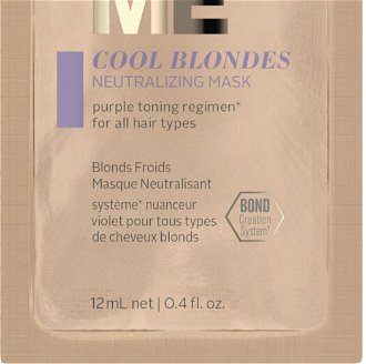 Neutralizačný šampón a maska pre blond vlasy Schwarzkopf Professional BlondMe - 2 x 12 ml (2631996) 9