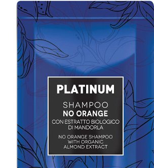Neutralizačný šampón a maska pre tmavé vlasy Black Platinum No Orange - 2 x 12 ml (250033vz) 6